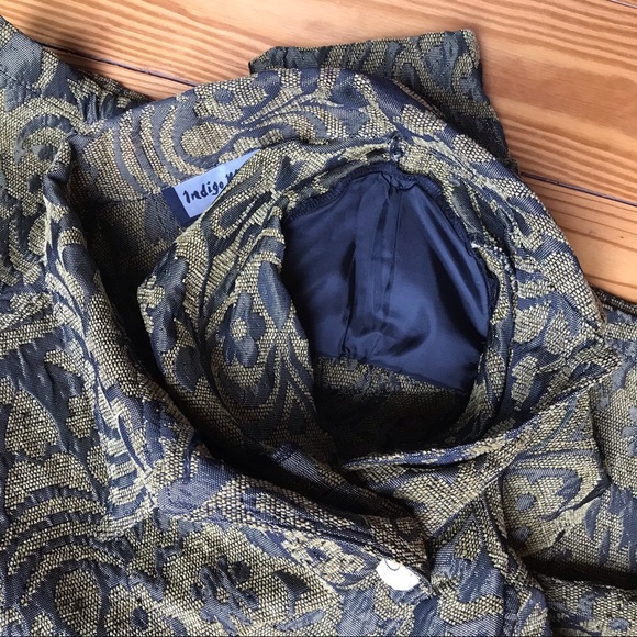Indigo Moon Golden Brown Bone Button Jacket, EUC, 1X - Picture 14 of 14